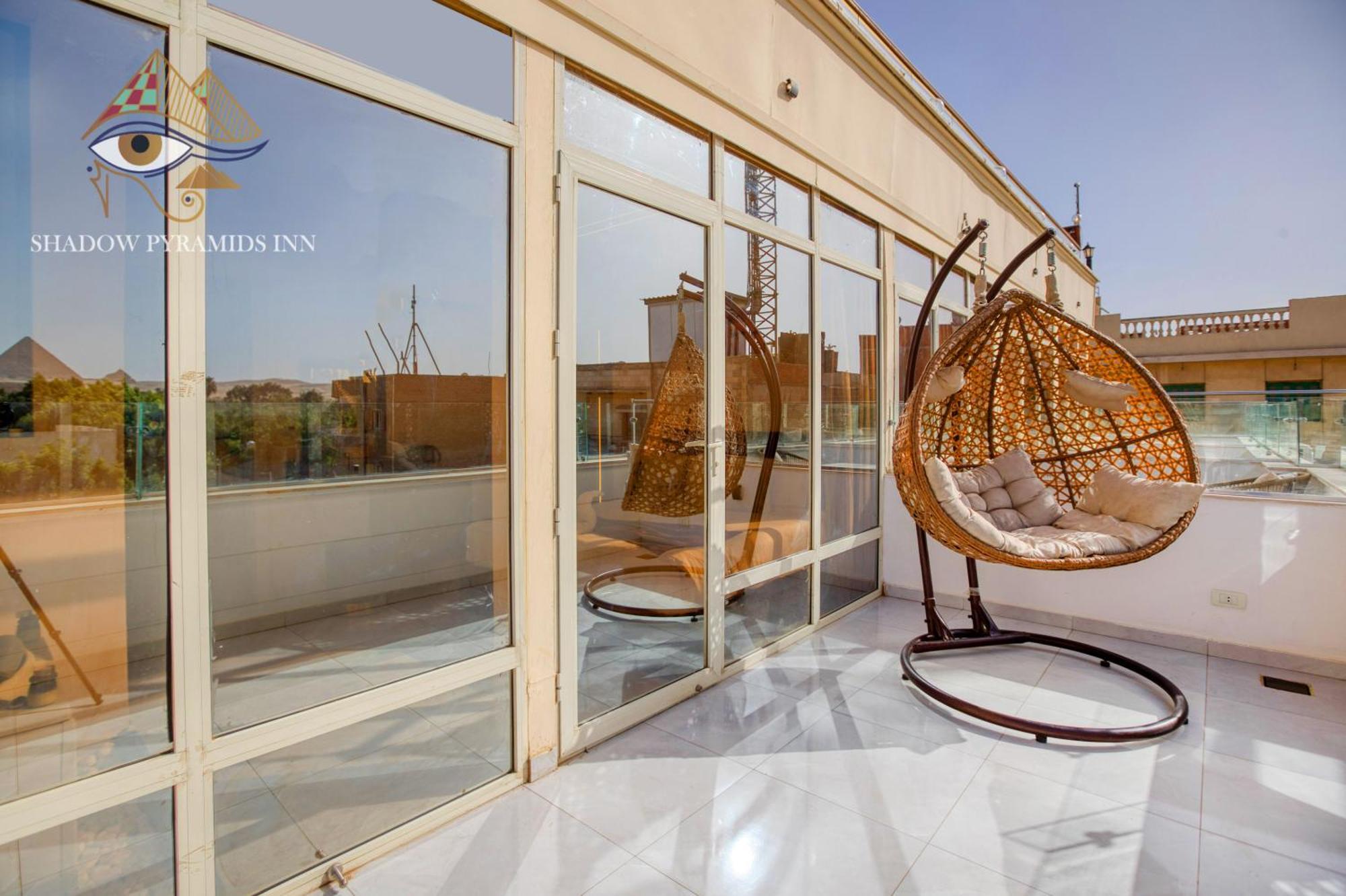 Shadow Pyramids Suites And Jacuzzi Kafret el-Gabal Exterior foto