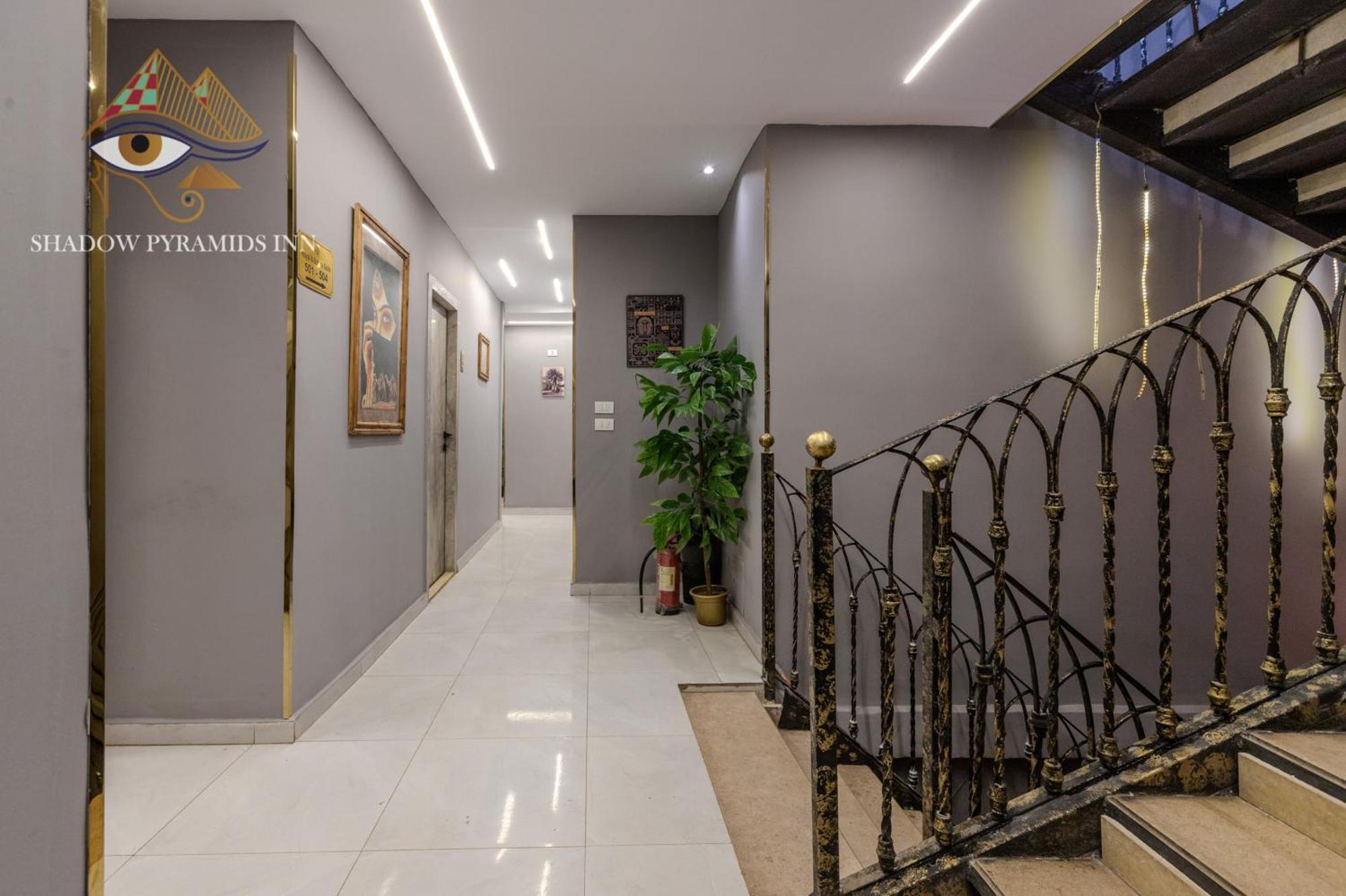 Shadow Pyramids Suites And Jacuzzi Kafret el-Gabal Exterior foto