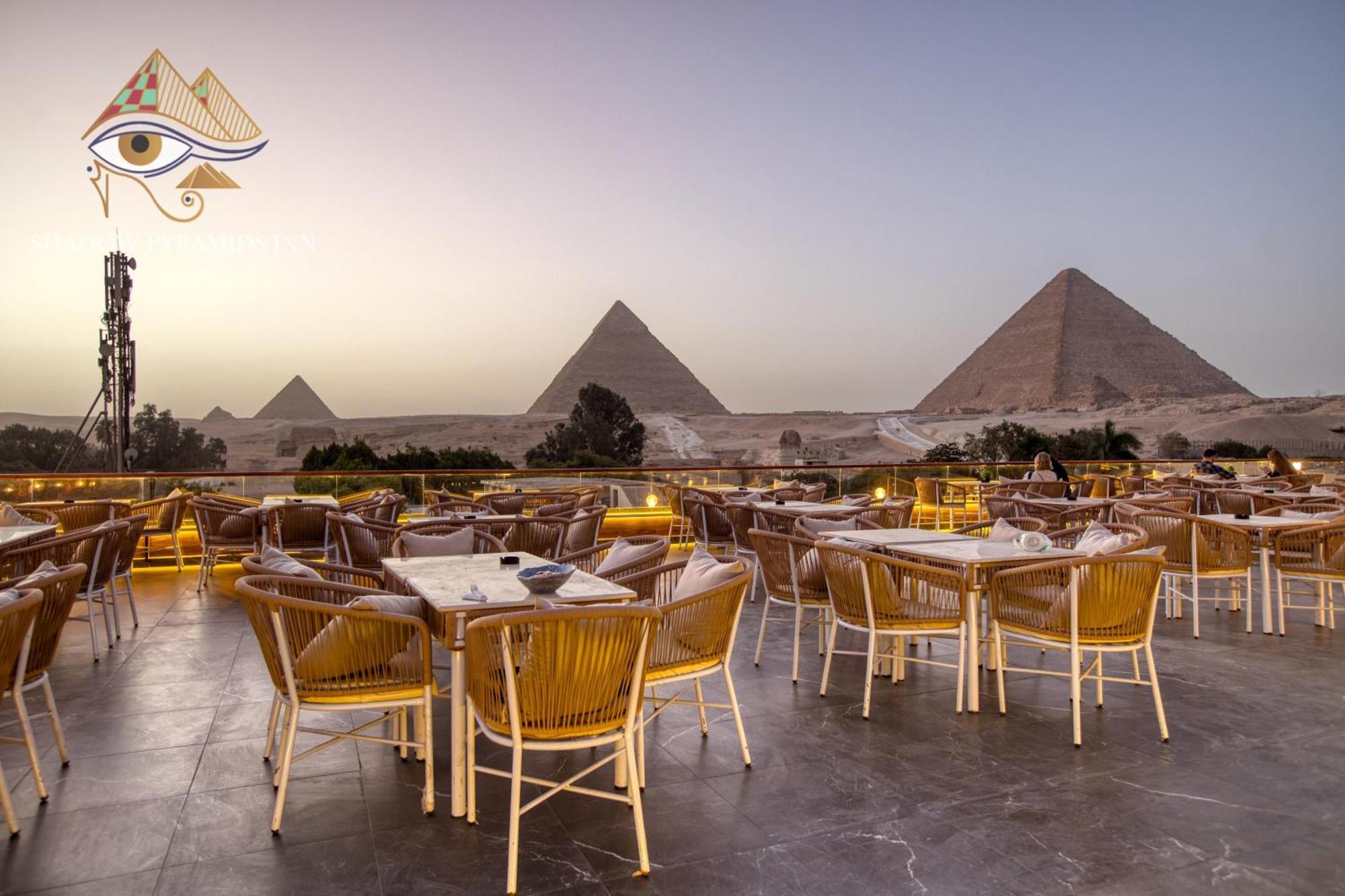 Shadow Pyramids Suites And Jacuzzi Kafret el-Gabal Exterior foto