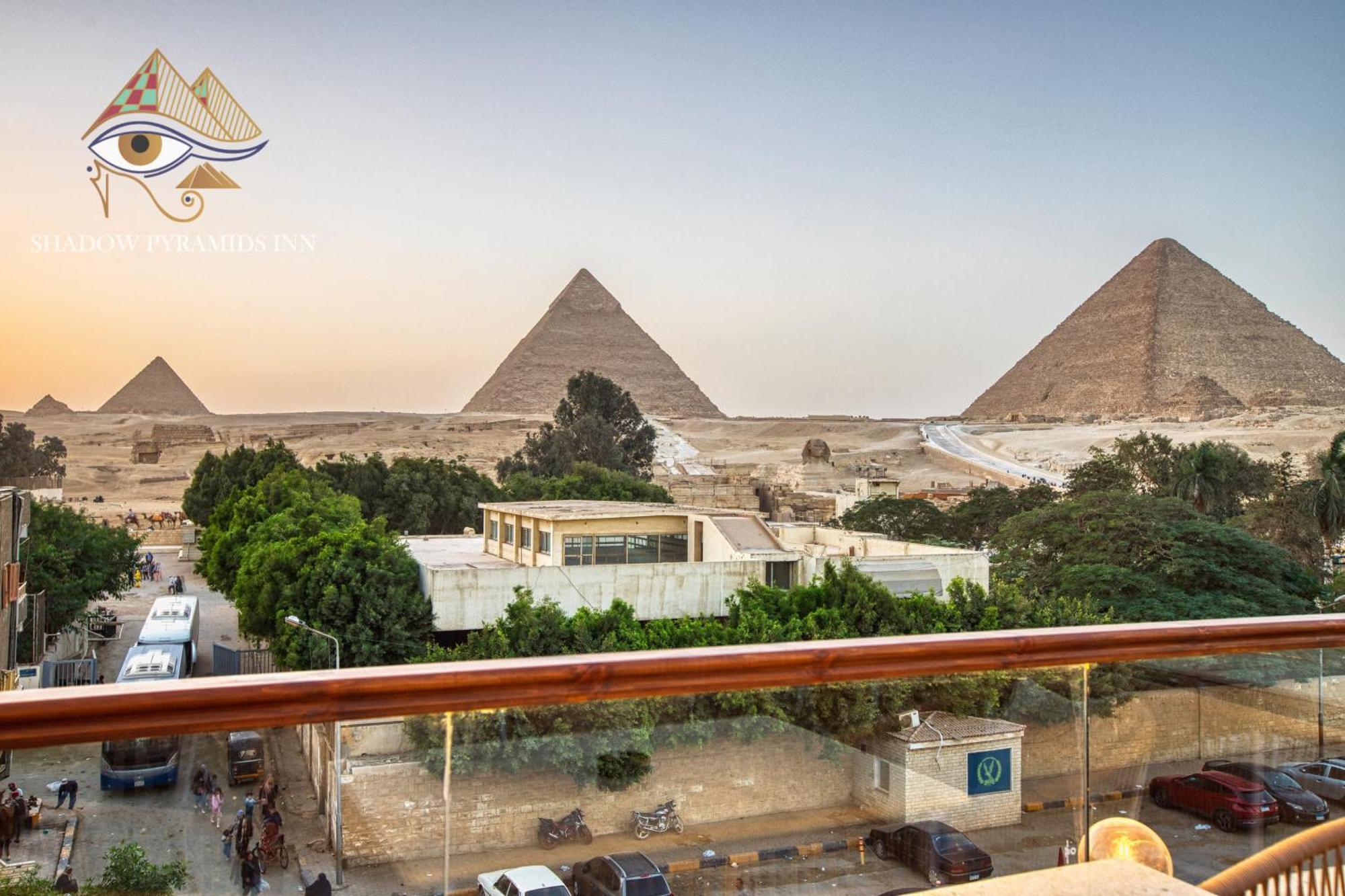 Shadow Pyramids Suites And Jacuzzi Kafret el-Gabal Exterior foto